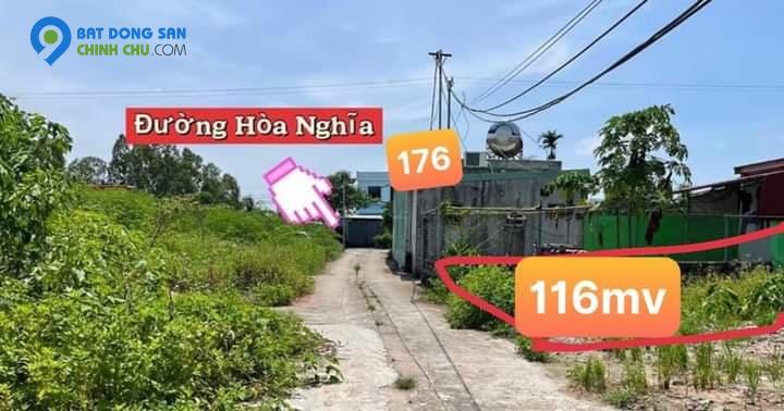 116m2  tuyến  2 đường  HÒA NGHĨA , Dương Kinh Hơn 1 tỷ