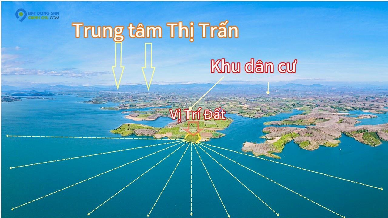 Bán đất view hồ 3 mặt tiền, đất có 217m mặt tiền đường và 150m mặt tiền bám hồ rộng và nước trong xanh như nước biển, gần Thị Trấn Hà Mòn, đã có sổ hồng riêng