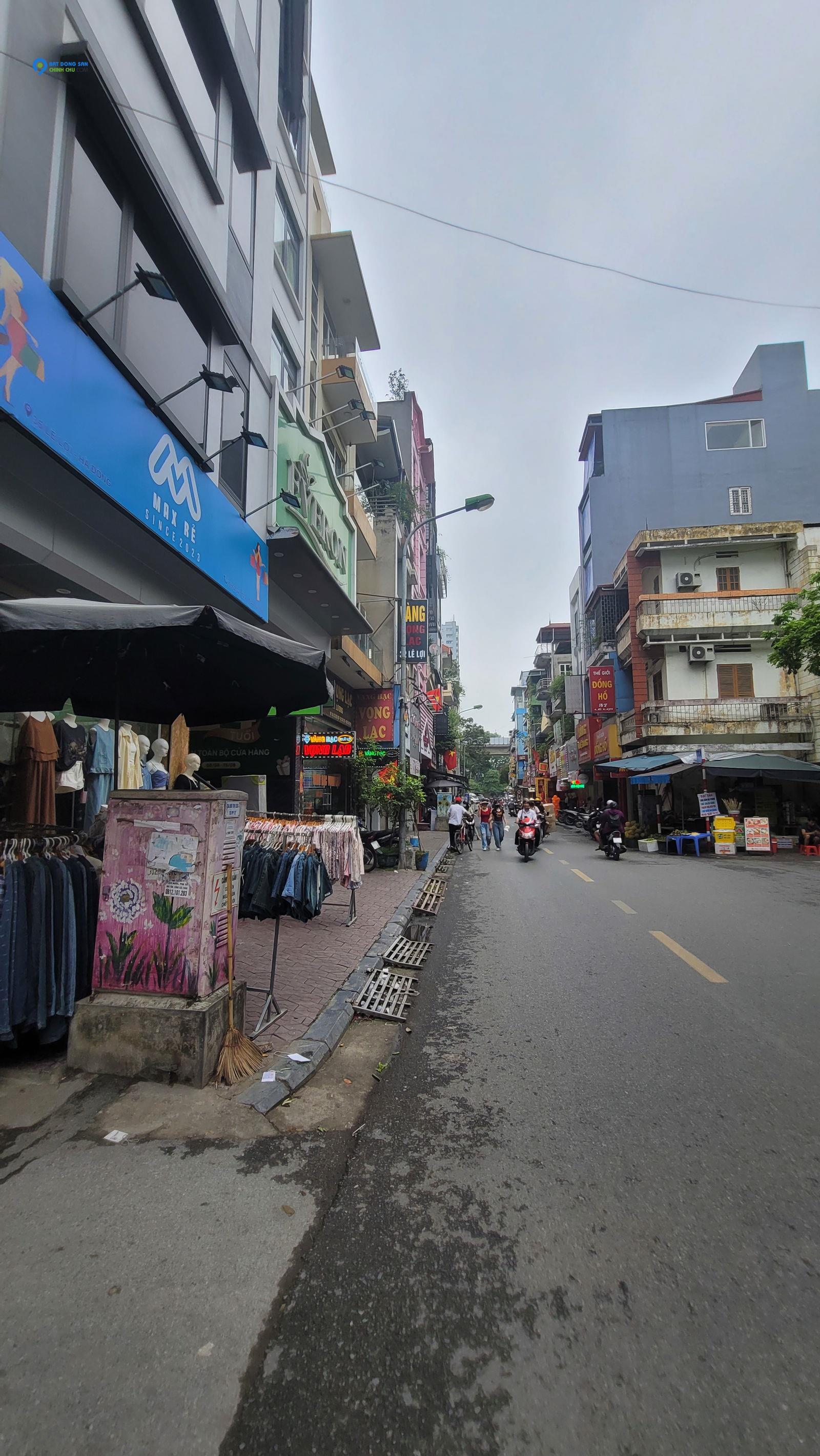 30M LÊ LỢI, HÀ ĐÔNG - NGÕ THÔNG - KINH DOANH.