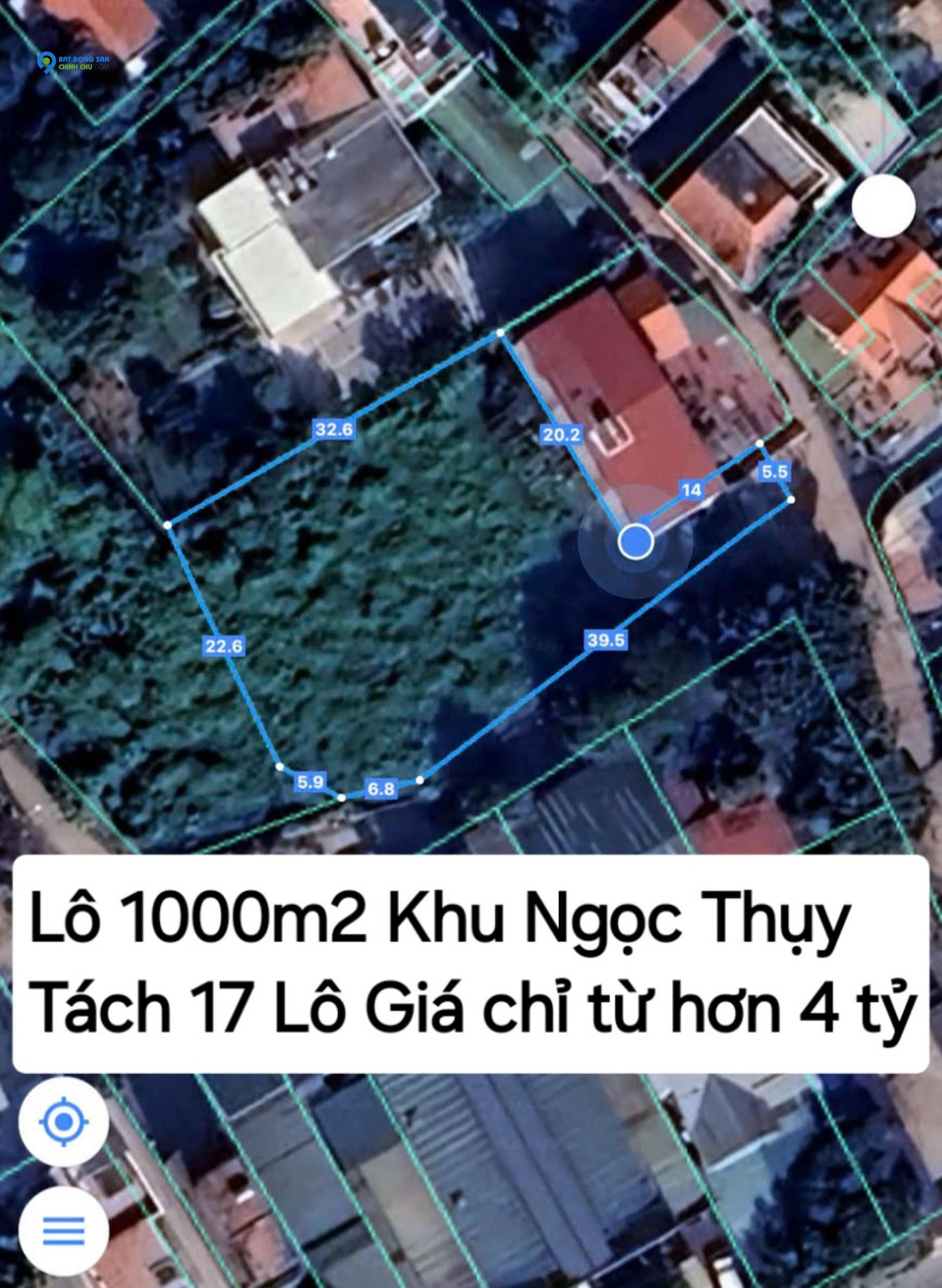 BÁN ĐẤT GIÁ ĐẦU TƯ LÔ 1000M2 ĐẤT ĐẸP KV NGỌC THỤY- Ô TÔ QUA NHÀ-CHIA RA 17 LÔ GIÁ CHỈ TỪ 4 ĐẾN 7 TỶ