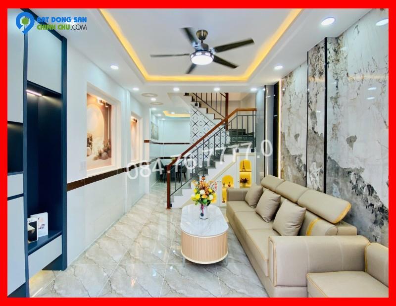 BÁN NHÀ HXH 4 TẦNG, 4PN, 4WC - QUANG TRUNG, GÒ VẤP - 5.7 TỶ - 33M2 - NHÀ MỚI ĐẸP - LIỀN KỀ TIỆN ÍCH