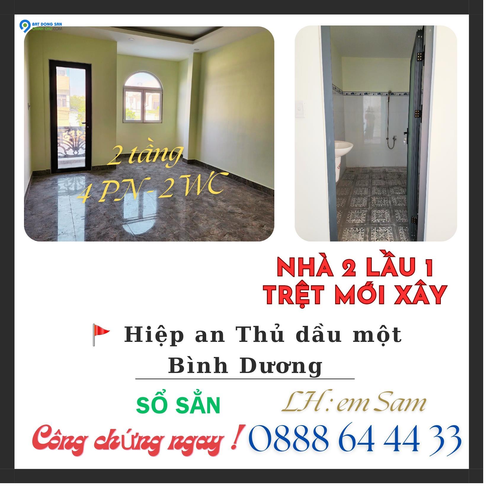 BÁN NHÀ MỚI 2 LẦU 1 TRỆT DX 095 HIỆP AN DIỆN TÍCH SÀN 176M2 KHU ĐÔNG DÂN CƯ Ở HAY KINH DOANH ĐỀU THUẬN LỢI