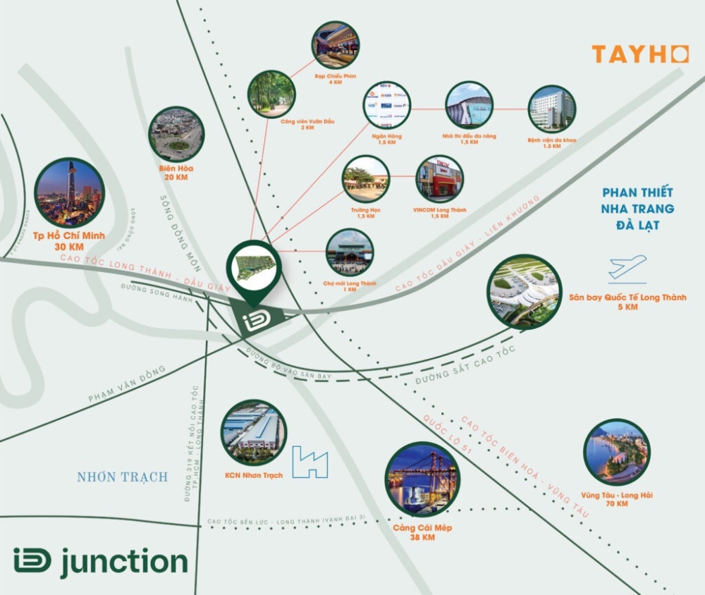 BÁN NHANH Biệt thự View hồ Dự án ID Junction phân khu Moonlight tại Đồng Nai