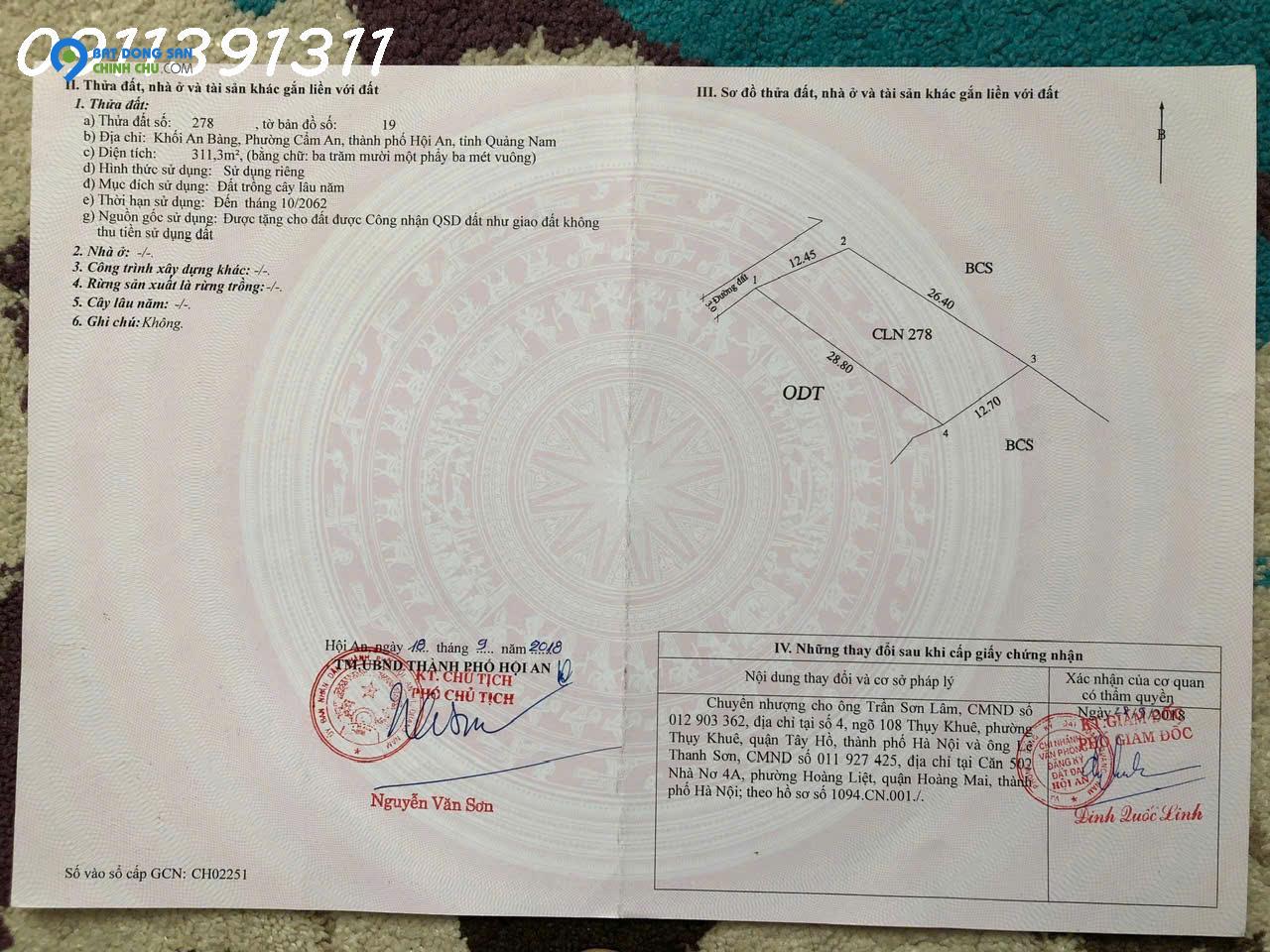 BĐS AN BÀNG – HỘI AN  09 LÔ ĐẤT ĐẸP GẦN BIỂN – PHÁP LÝ RÕ RÀNG – TIỀM NĂNG SINH LỜI CAO