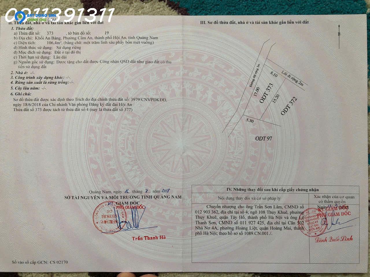 BĐS AN BÀNG – HỘI AN  09 LÔ ĐẤT ĐẸP GẦN BIỂN – PHÁP LÝ RÕ RÀNG – TIỀM NĂNG SINH LỜI CAO
