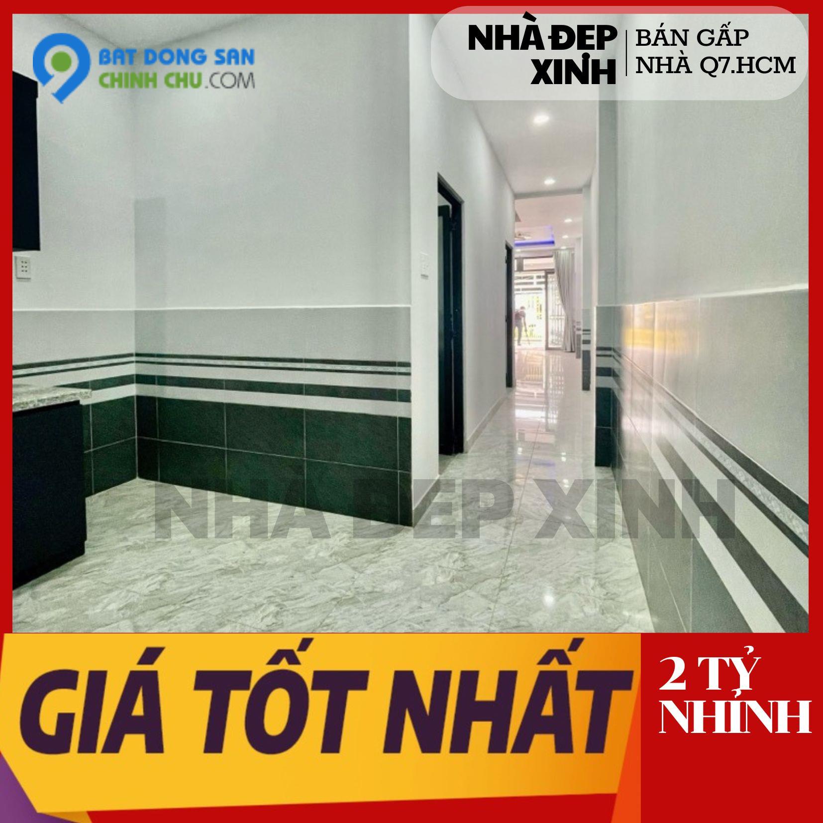 Bán Nhà Quận 7, Huỳnh Tấn Phát, 4 Phòng Ngủ, 50m2 ,Nhỉnh 2 Tỷ