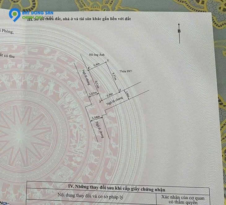 Bán đất 2 mặt ngõ ô tô qua lại tại Hạ Đoạn 2, Đông Hải, Hải An .