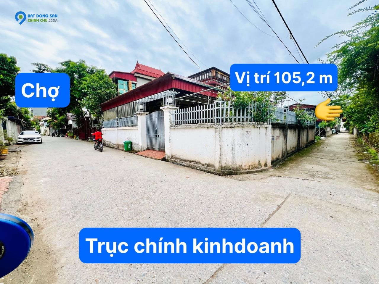 Bán đất Giáp Cầu Mễ Sở Vành Đai 4 Văn Giang mt 5.46m dt 102.5m