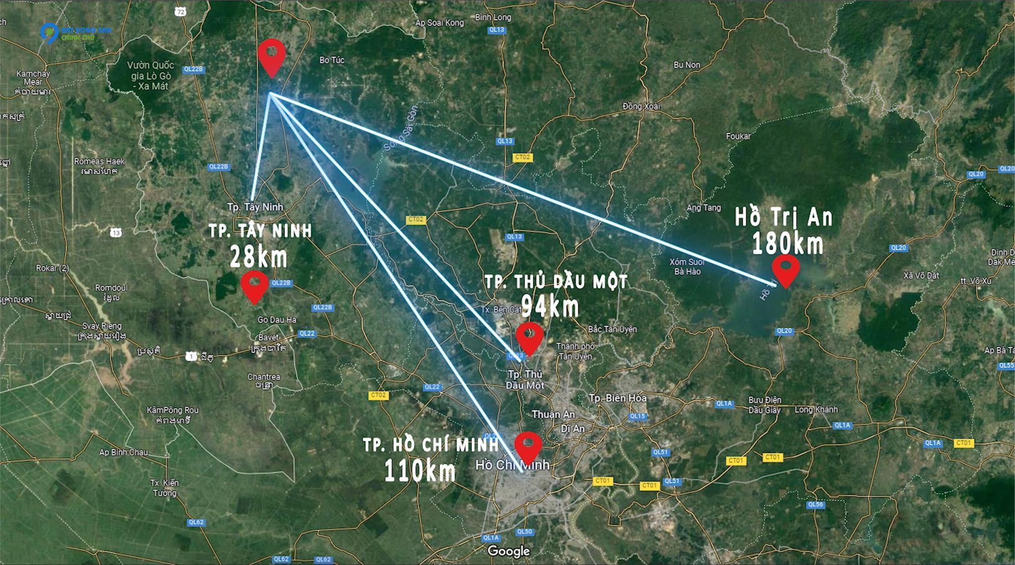 Bán đất MẶT TIỀN ĐƯỜNG Thị Trấn Tân Châu, Huyện Tân Châu, Tây Ninh