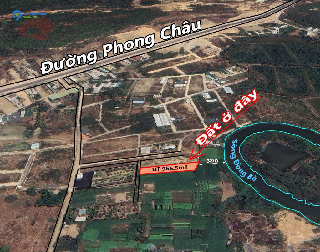 Bán đất Phước Đồng Nha Trang gần đường Phong Châu cách khu TĐC Đất Lành 900m giá chỉ 4,6 triệu/m2