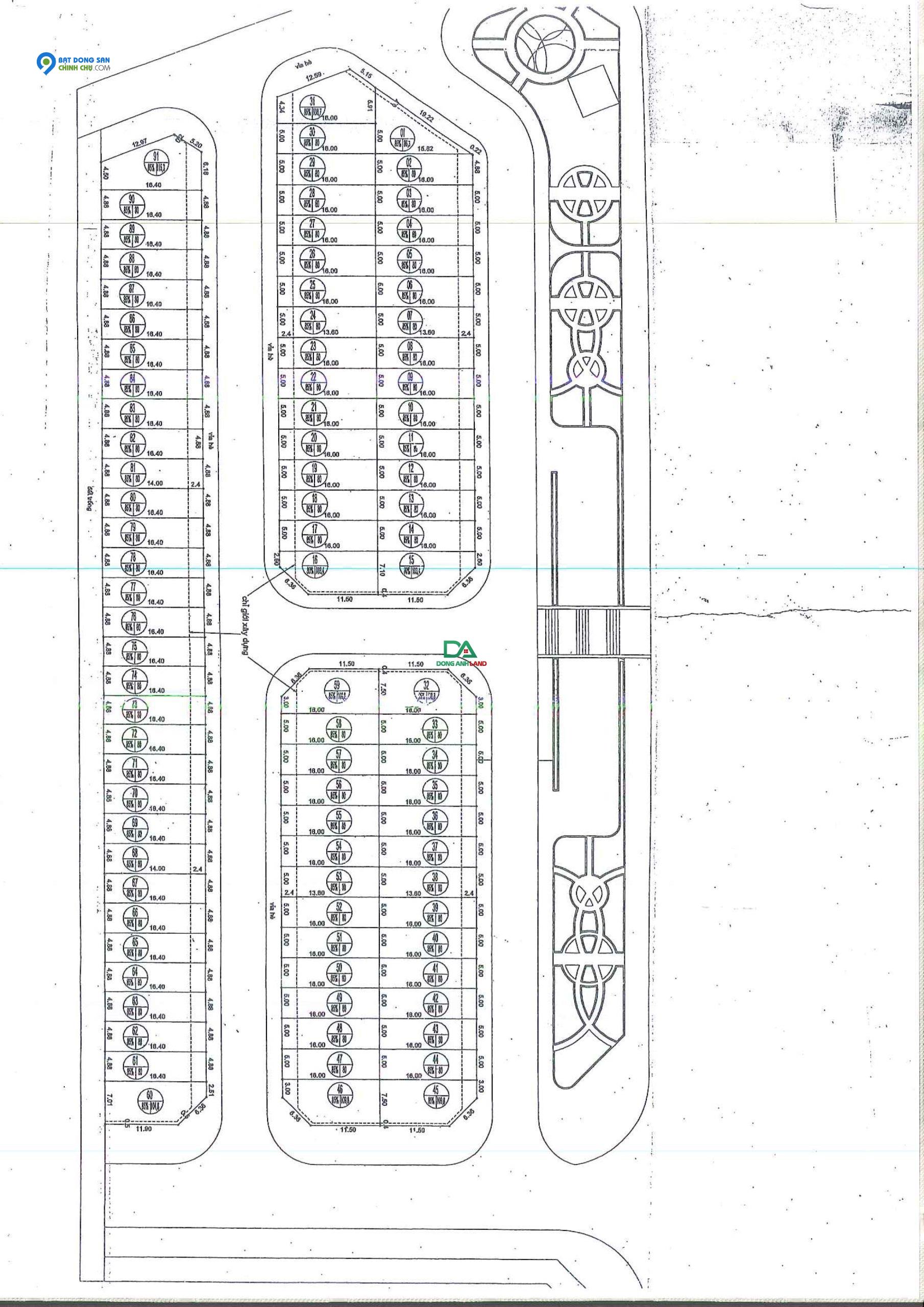 Bán đất X2 Đồng Nhân Hải Bối làn 1 view dự án thành phố Thông Minh