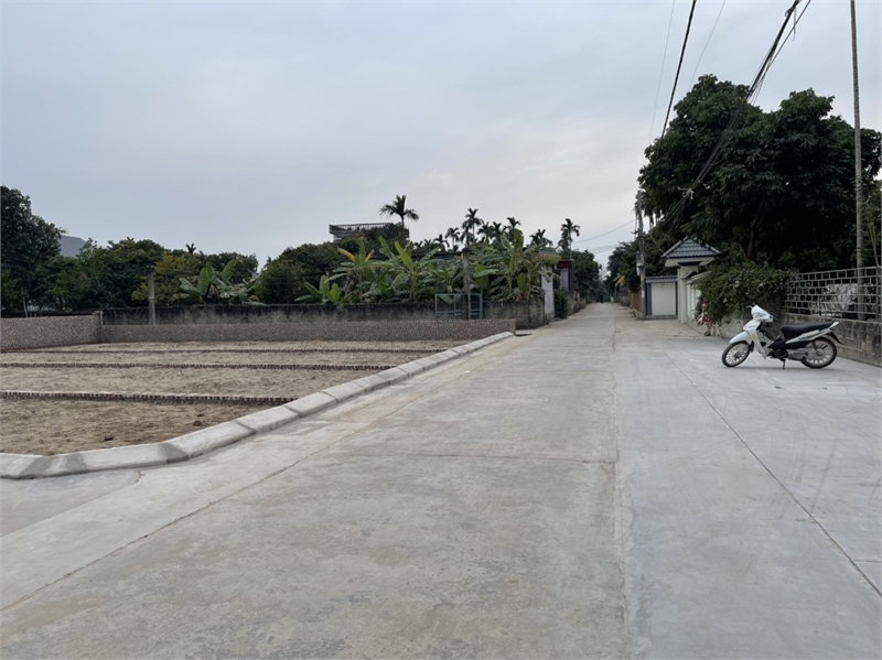 Bán đất đường to ô tô đỗ cửa gần ủy ban Tân Viên giá 455tr