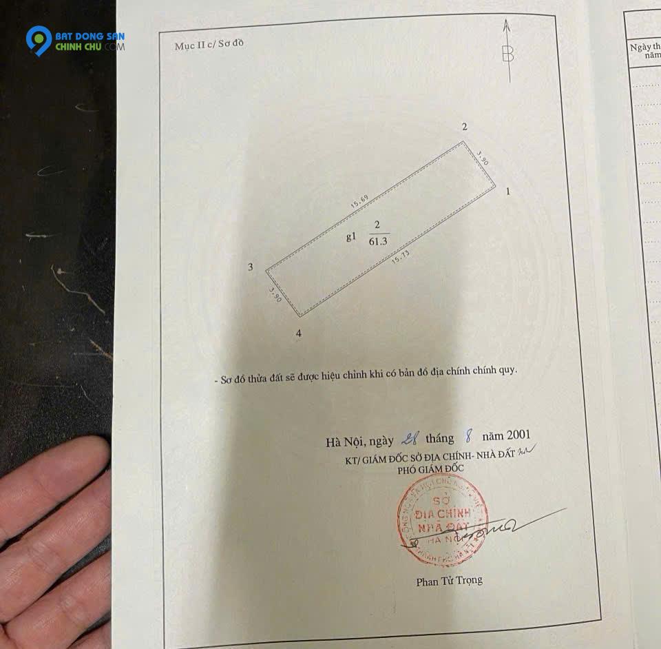 Bán gấp đất tại Đường Nam Đuống, giá thỏa thuận, 61m2, mặt tiền 4m