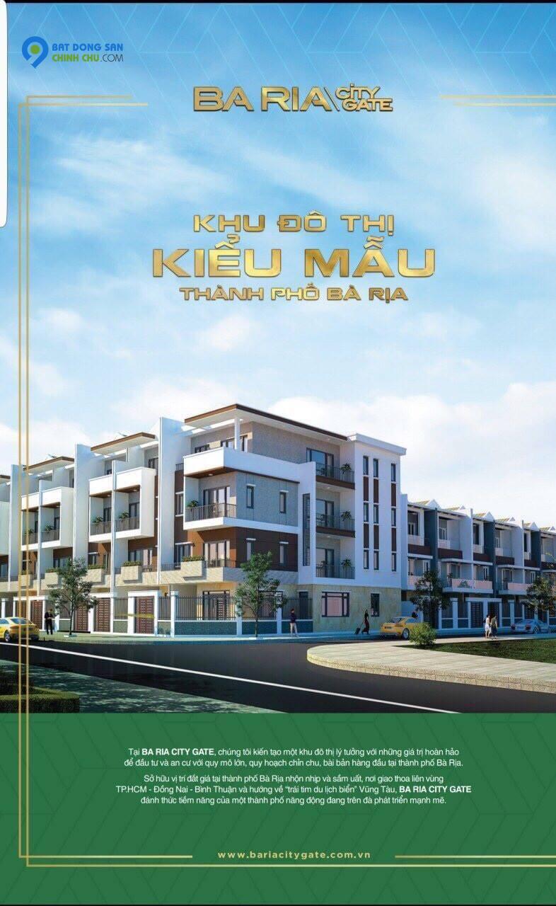 Bán nền Bà Rịa City Gate đối diện khu biệt thự  liên hệ : 0901325595