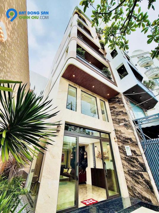 Bán nhà mặt tiền đẹp Gò Vấp 7x17m thang máy full nội thất cao cấp ở lâu dài, Toà nhà đẹp tiện làm CHDV