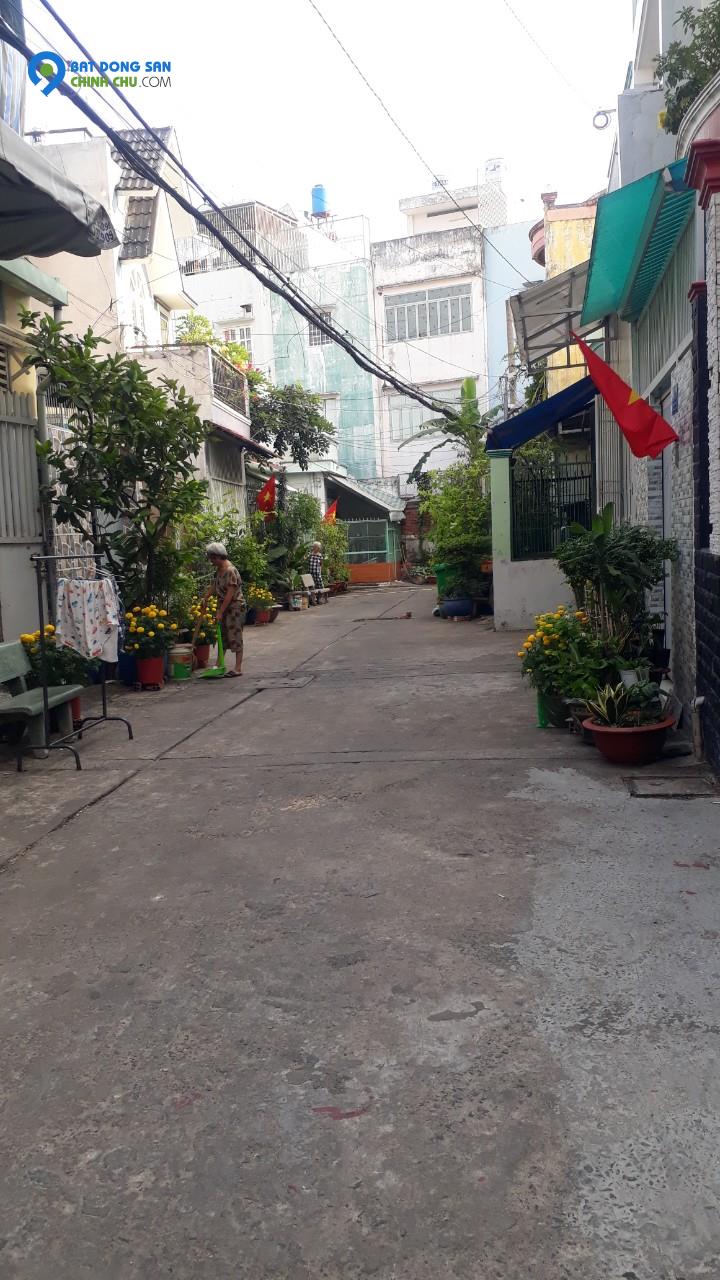 Bán nhà ngay chợ vải Phú Thọ Hòa 80m2 2 tấm hẻm 6m cho thuê 12tr.