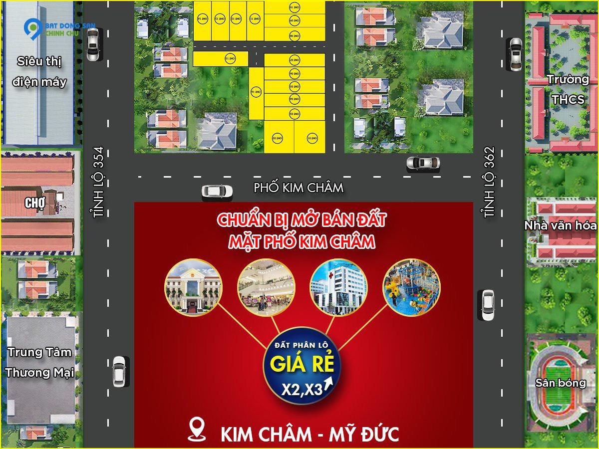 Bán nhanh lô đất phố Kim Châm trục đường kết nối DT 354 và 362 Hải Phòng