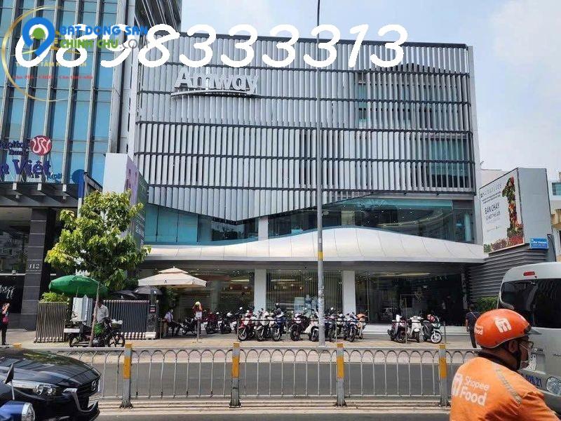 Bán tòa nhà Mặt tiền trung tâm 410B-410C-410D Nguyễn Thị Minh Khai, Trệt  3 lầu, 19.3m x 35m Công nhận: 675.5m², P.5, Q.3