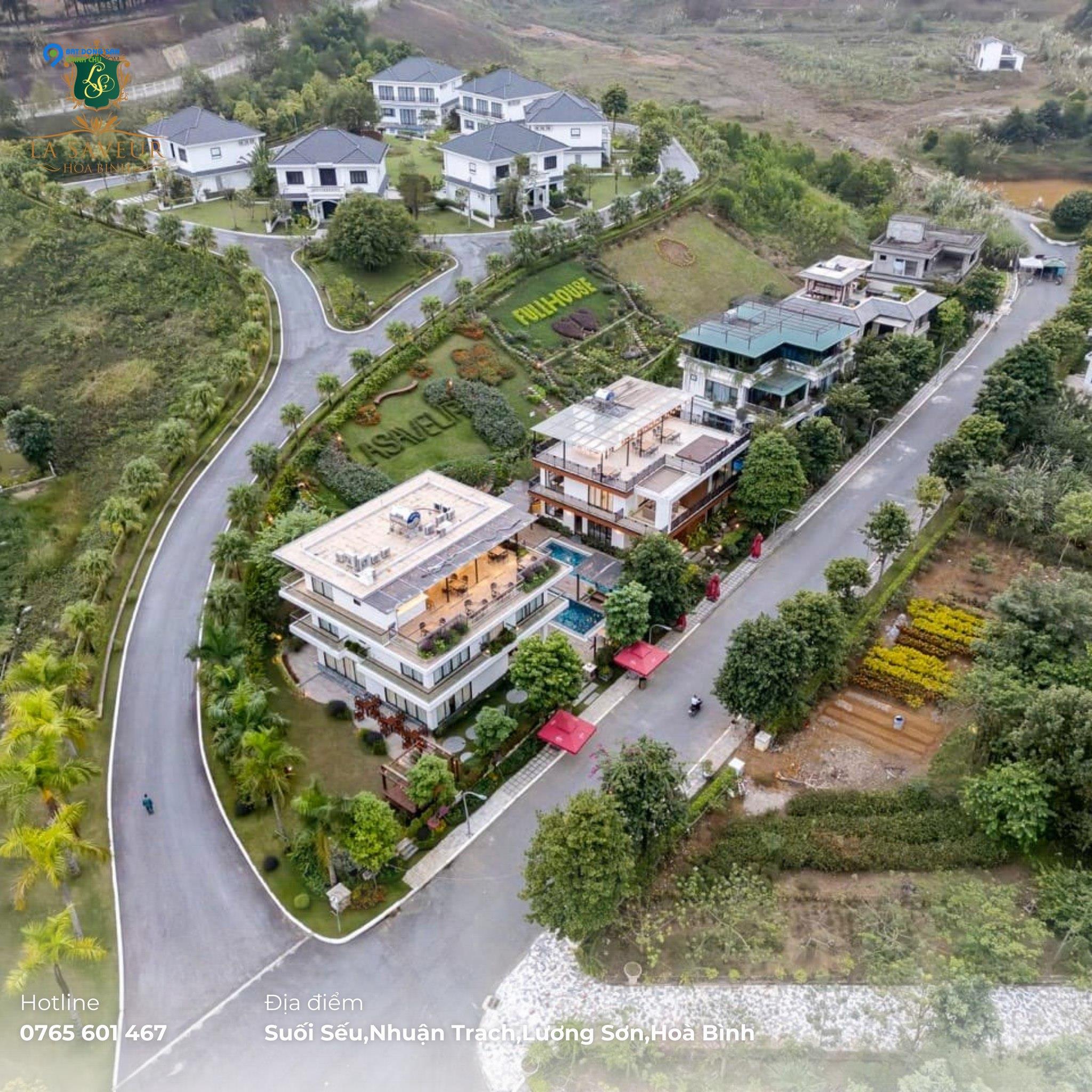 Biệt thự 300m2 resort 5* La Saveur Hoà Bình giá 10,8 tỷ đồng