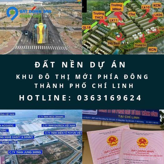 CẦN BÁN NHANH LÔ GÓC & ÁP GÓC MẶT  ĐƯỜNG 36 MÉT - KĐT THÀNH ĐÔNG CHÍ LINH LH : 0931536999