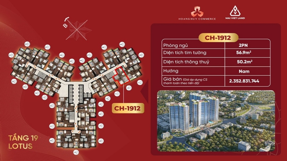 CĂN HỘ 2️ PHÒNG NGỦ GIÁ ĐẸP CHỈ TỪ 2,3 TỶ