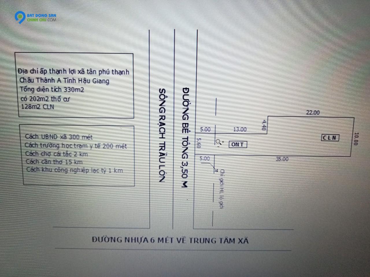 CHÍNH CHỦ BÁN NHANH CĂN NHÀ Tại Tỉnh Hậu Giang