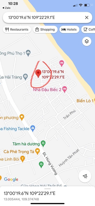 CHÍNH CHỦ CẦN BÁN ĐẤT 155M2 SÁT BIỂN TẠI PHÚ THỌ 1, ĐÔNG HÒA, PHÚ YÊN