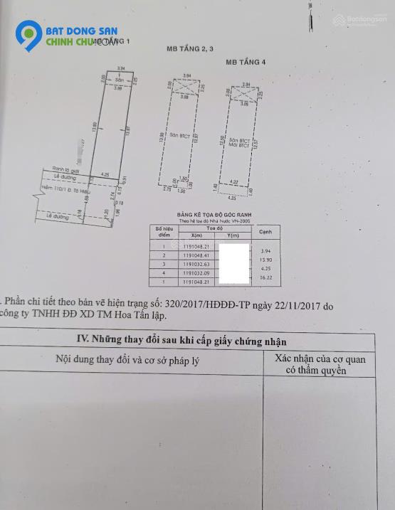 Cần bán nhà đẹp Tô Hiệu, Hiệp Tân, Tân Phú. Diện tích 4.25x16m trệt 3 lầu. Giá 8.8 tỷ