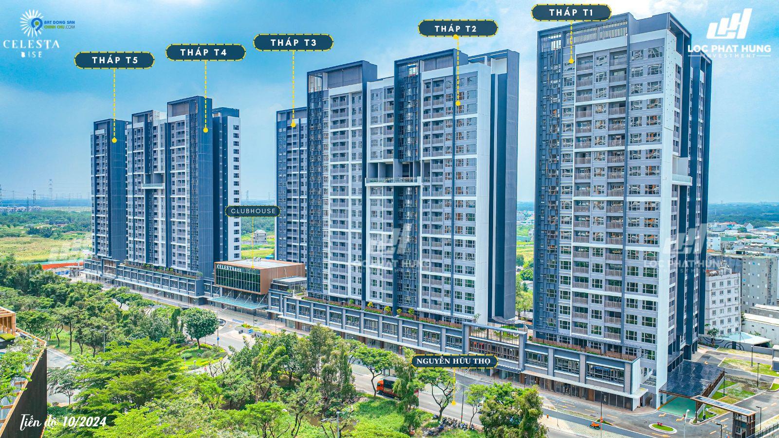 Celestarise Nhà Bè căn hộ 1 đến 3 phòng ngủ nhận nhà mới ở liền giá tốt