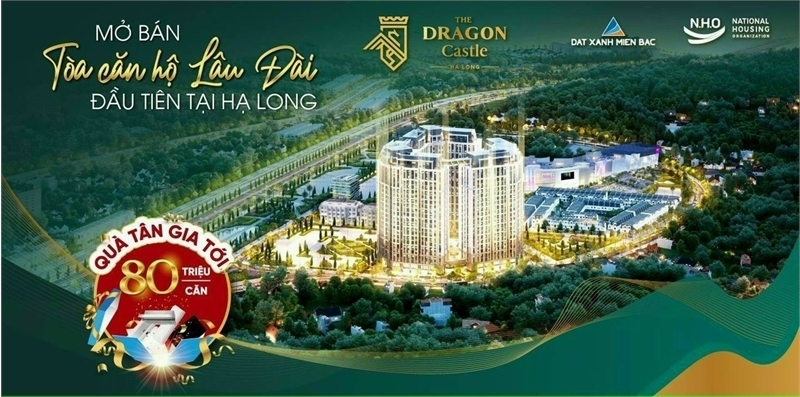 Chính chủ bán nhanh căn hộ 2N 51m2 dự án DRAGON CASTLE căn hộ Chuẩn HÀN QUỐC