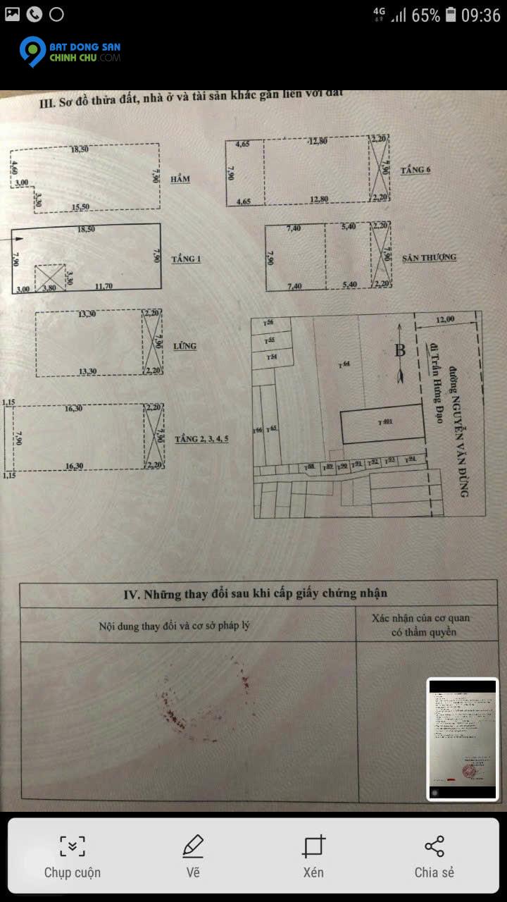 Chính chủ bán tòa nhà 8 tầng Q5 – địa chỉ đẹp, giá trị cao