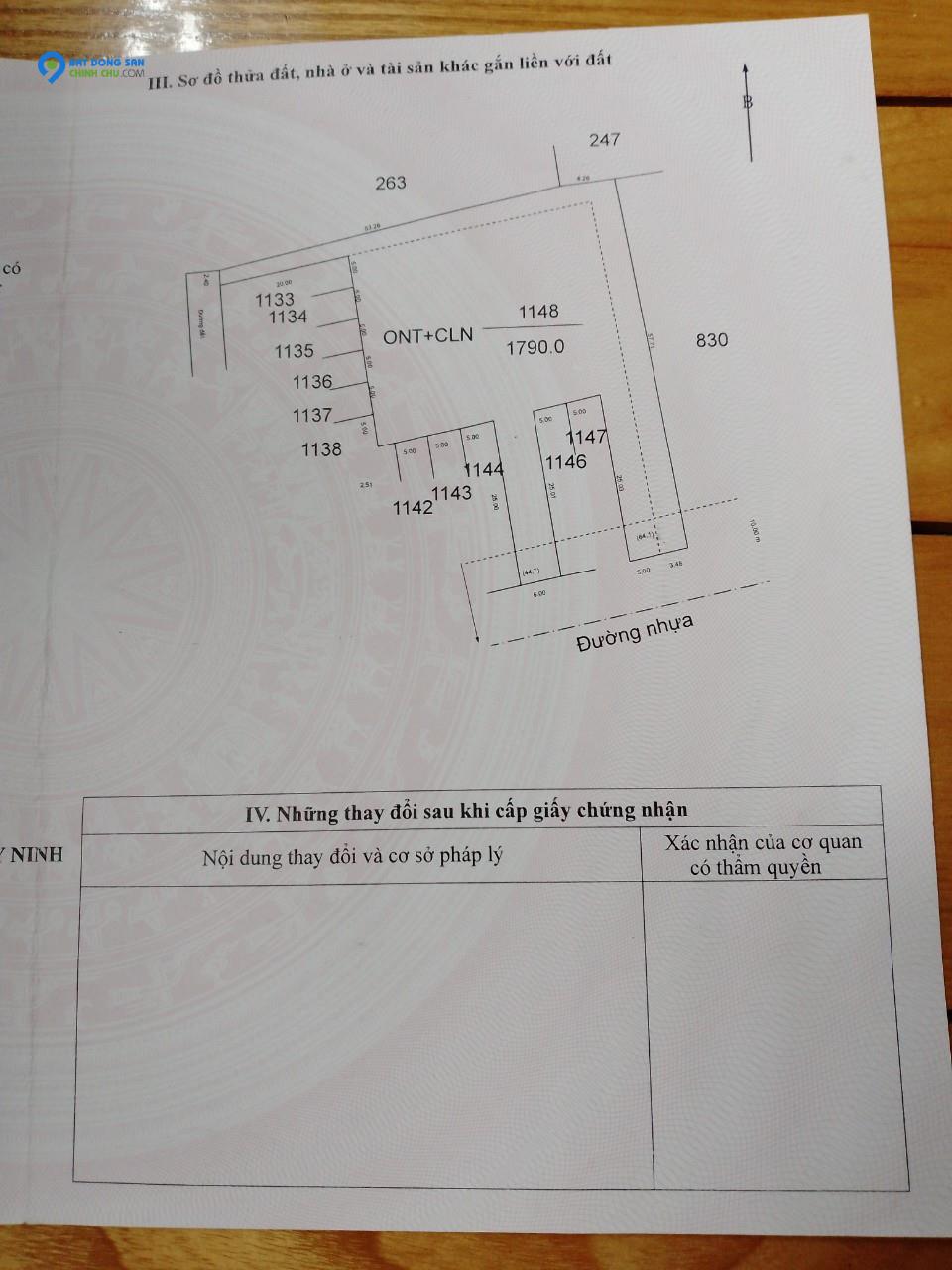 Chính chủ cần bán đất có Thổ cư gần KCN Phước Đông tại Huyện Gò Dầu, Tỉnh Tây Ninh