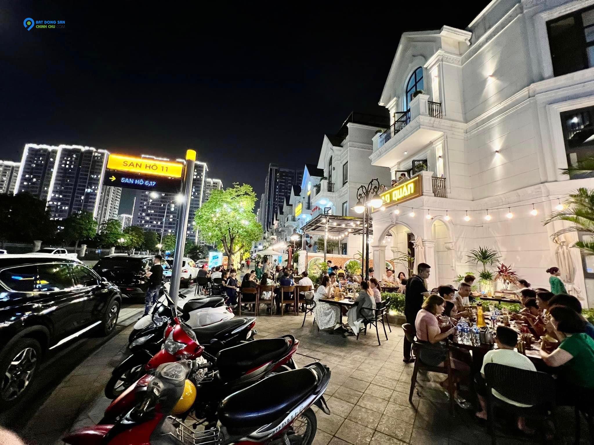 Cho thuê Shophouse San Hô 06 hoàn thiện Đối diện VIN UNI làm cafe, nhà hàng tại Vinhomes Ocean Park Gia Lâm