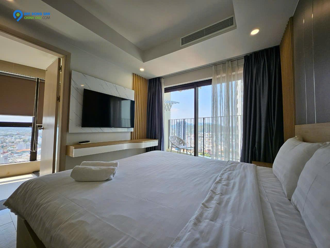 Cho thuê căn hộ 2pn 23 triệu tòa Bắc Gold Coast Nha Trang