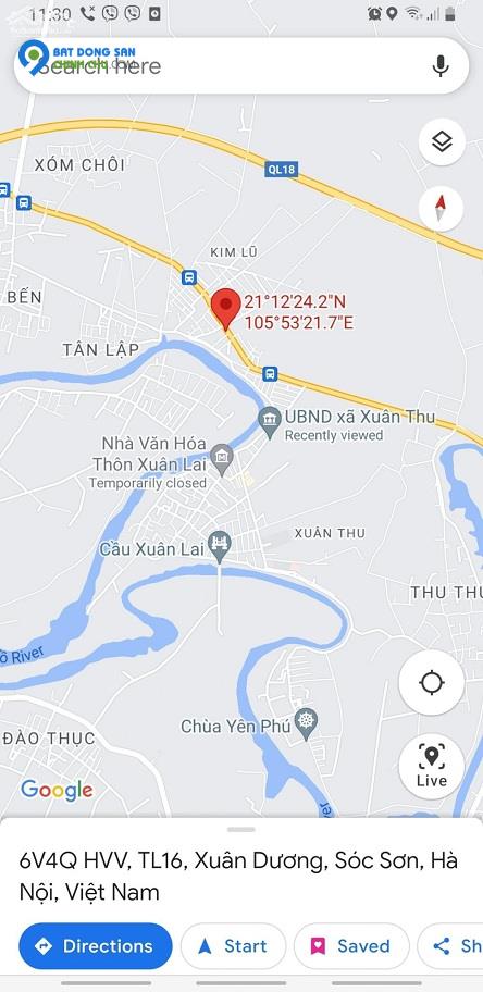 Cho thuê mặt bằng kinh doanh tại Đường 16, Xuân Dương, Kim Lũ, Sóc Sơn, Hà Nội