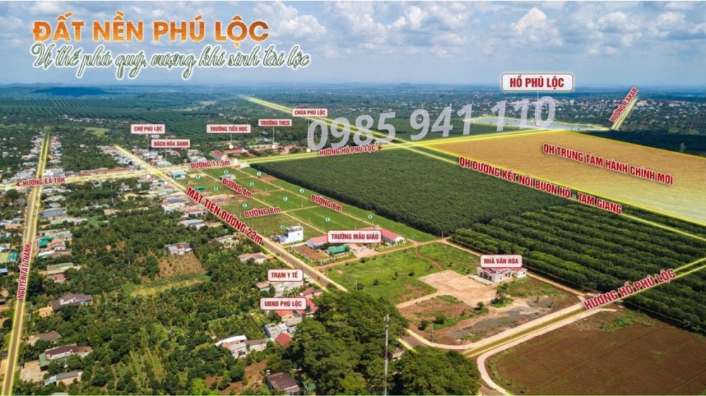 Cơ hội đón tết cùng KDC Phú Lộc Tây Nguyên Giá chỉ 899tr có thương lượng