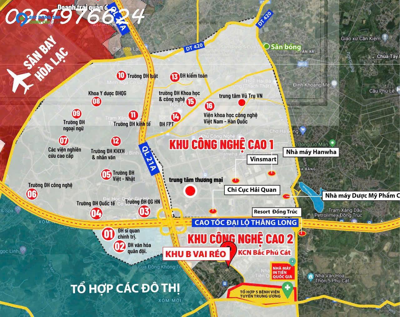 ĐẤT NỀN VAI RÉO, PHÚ CÁT, HOÀ LẠC CHÍNH CHỦ GIÁ RẺ 100M2 , FULL THỔ CƯ, GIÁ RẺ NHẤT THÁNG 6/2025