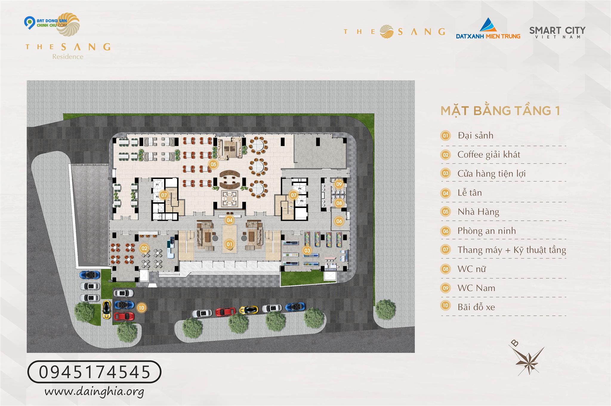 DỰ ÁN CĂN HỘ THE SANG RESIDENCE ĐÀ NẴNG SÁT BIỂN - GIÁ SIÊU HỢP ĐỐI VỚI 1PN - 2PN -3PN