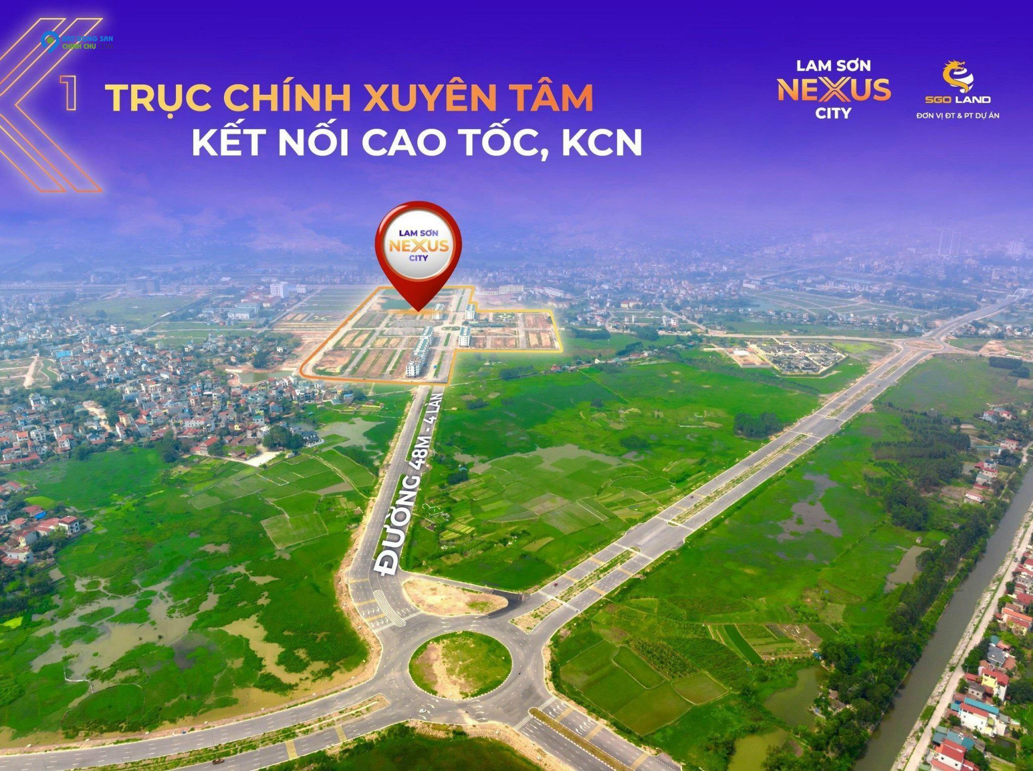 DỰ ÁN LAM SƠN NEXUS CITY - Đất nền trung tâm TP. Bắc Giang