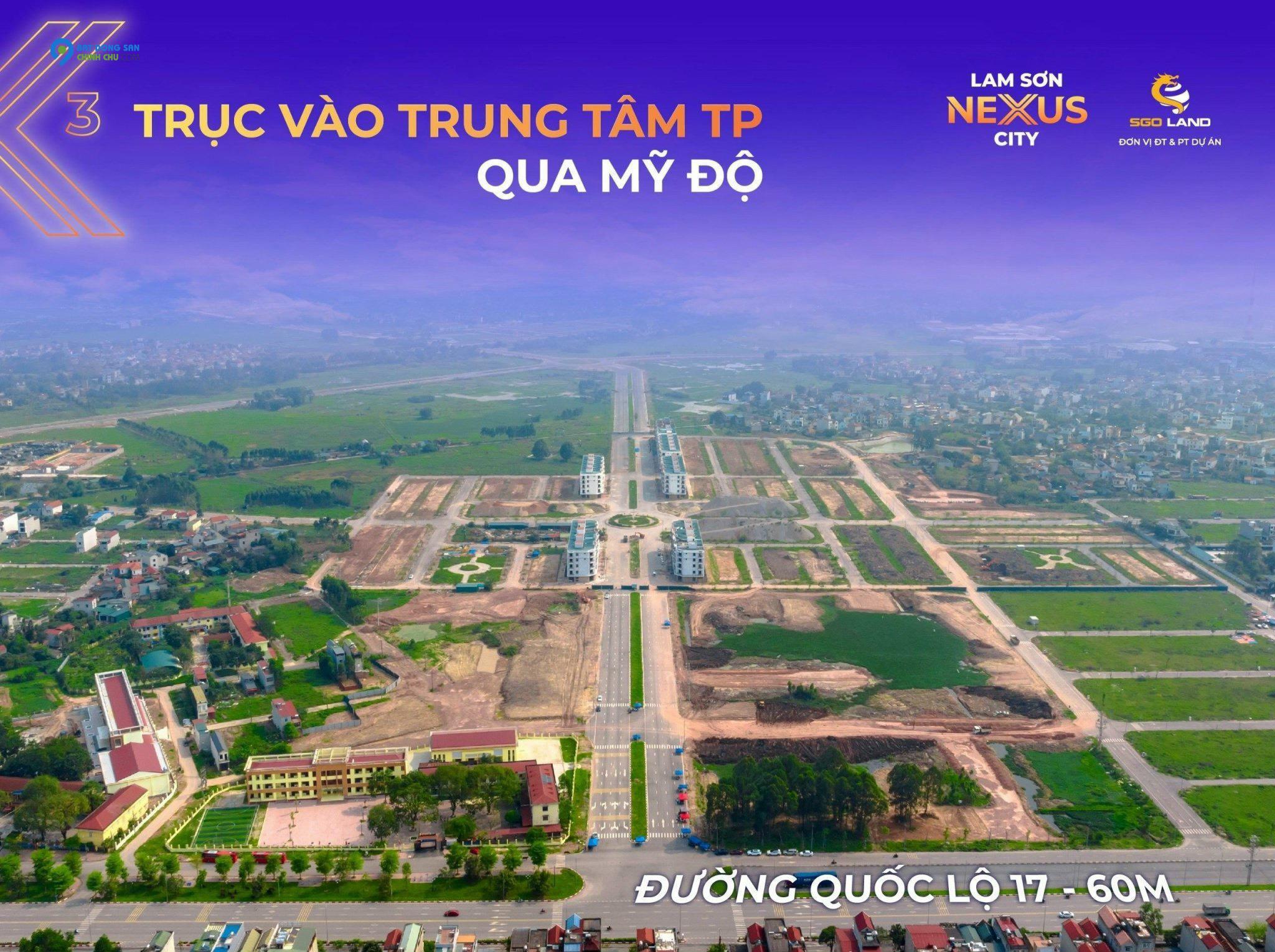 DỰ ÁN LAM SƠN NEXUS CITY - Đất nền trung tâm TP. Bắc Giang