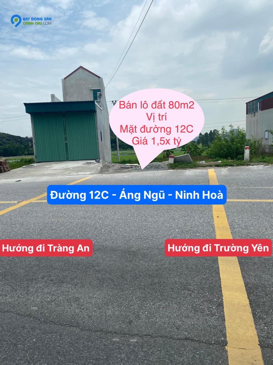 Đất Chính Chủ - Mặt Tiền Đường 12C - Siêu Đẹp - Giá Đầu Tư Tại Ninh Bình