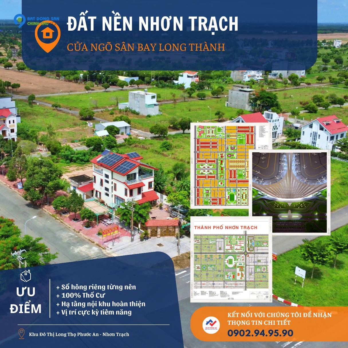 Đầu tư đất nền tiềm năng tại Nhơn Trạch cửa ngõ sân bay Long Thành