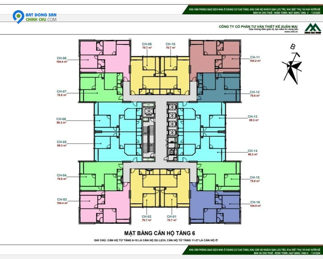 EM CÓ VÀI CĂN NGOẠI GIAO CDT XUÂN MAI TÒA VIP DV01 ROSE TOWN. BÀN GIAO T8/2023