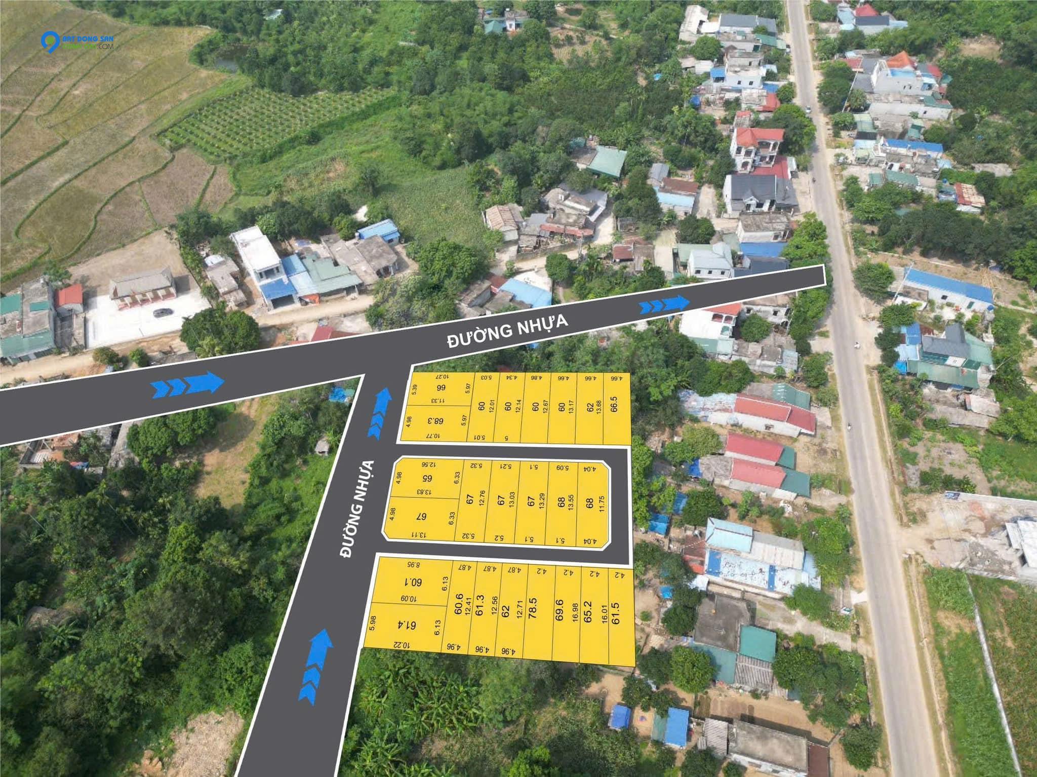 Lô đất tại Thị Trấn Ba Hàng Đồi - Lạc Thuỷ - Hoà Bình - Cách Hà Nội chỉ 50 km