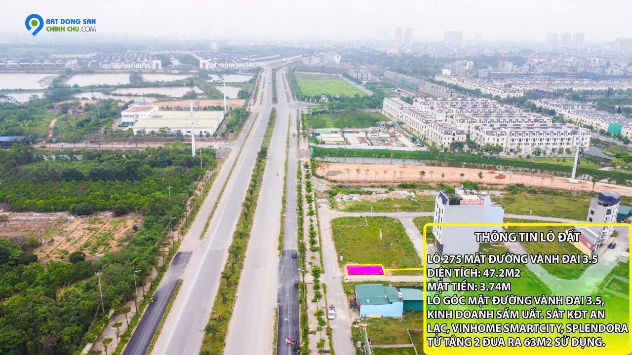 Lô góc siêu đẳng cấp mặt đường Vành Đai 3.5, giá đầu tư