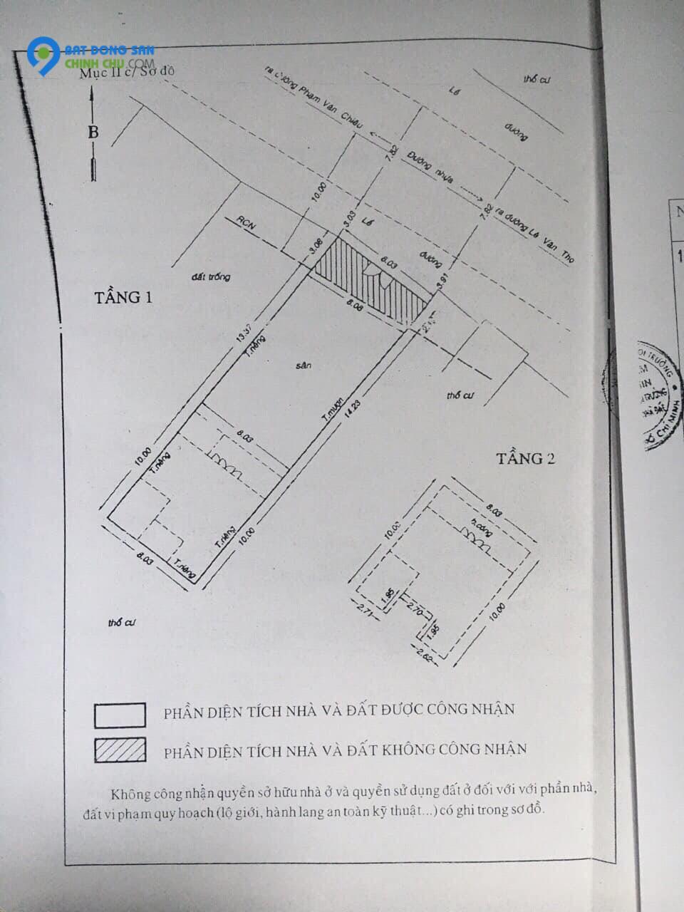 Mặt Tiền Ngang 8 x 26 Nguyễn Văn Khối P8 Gò Vấp 26 tỷ TL0909251648