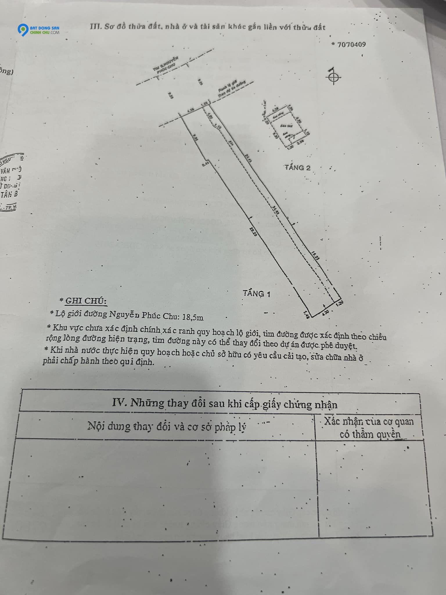 Mặt tiền Nguyễn Phúc Chu, sát Trường Chinh, Tân Bình – 220m2, chỉ 23 tỷ.