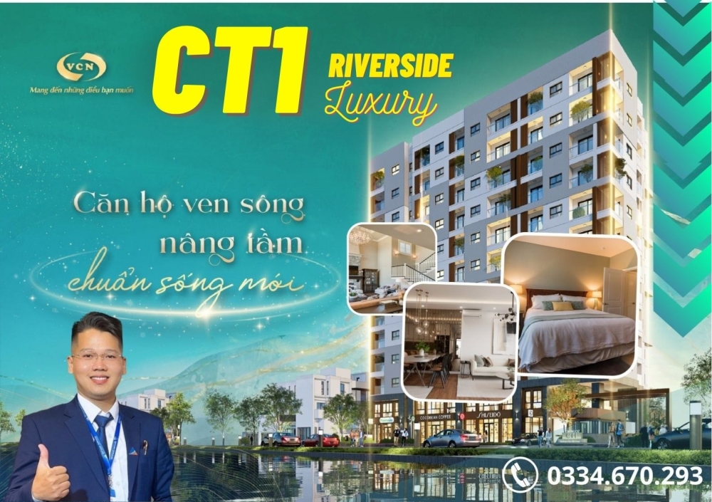 Mua căn hộ CT1 Riverside Luxury Nha Trang. LH ngay Quân 0334670293