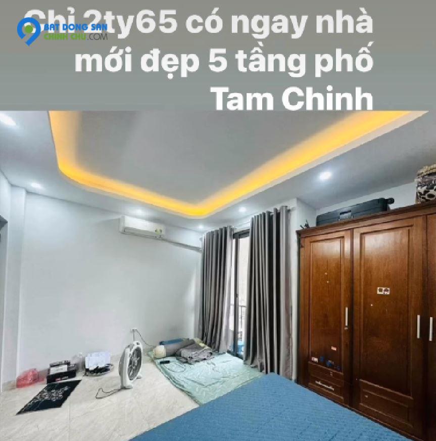 NHÀ ĐẸP TAM TRINH- HOÀNG MAI - 27M2 - 5 TẦNG - MẶT TIỀN 4.5M - GIÁ 2.65 TỶ ( THƯƠNG LƯỢNG )