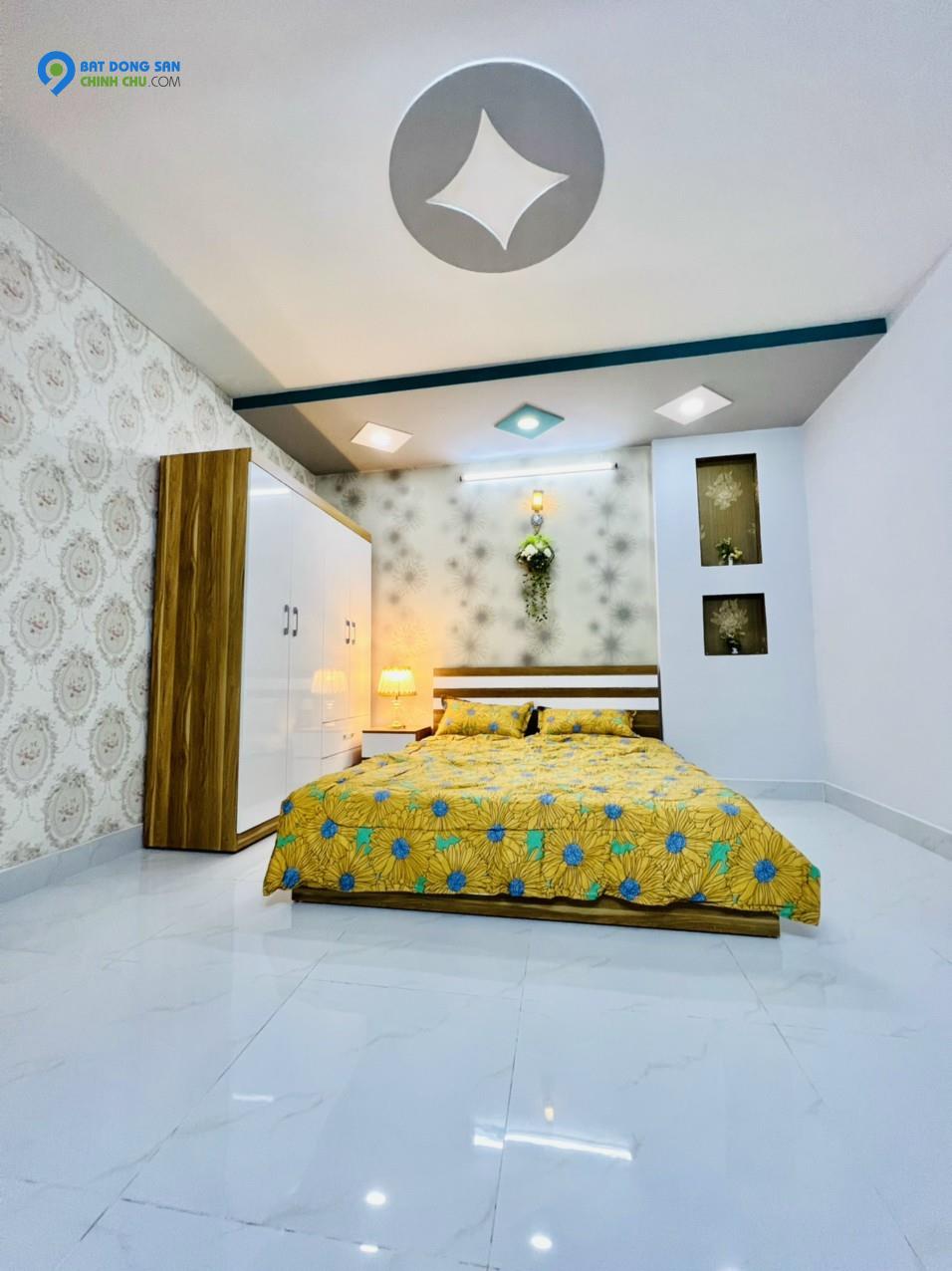 NHÀ SIÊU ĐẸP, NỘI THẤT CAO CẤP, 54M2 NỞ HẬU, 3 TẦNG 3PN, BUÌ QUANG LÀ, GÒ VẤP - HƠN 4 TỶ